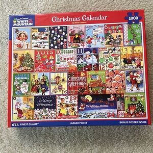 White Mountain Christmas Calendar Puzzle